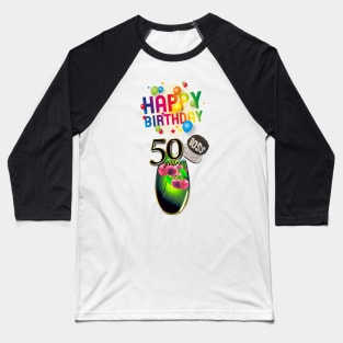 50th Birthday Celebration. Celebrating like a Boss Baseball T-Shirt